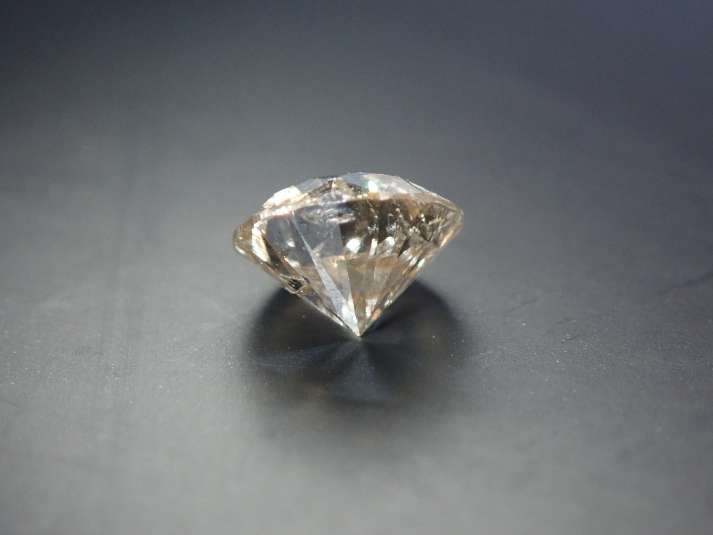 Natural fancy light brown diamond 1.371ct